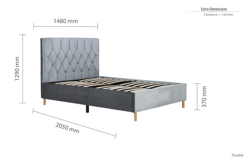 Loxley Fabric Bed